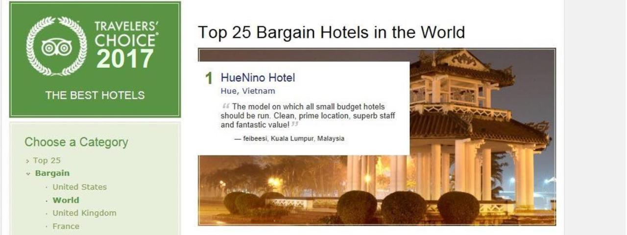 Hue Nino Hotel Exterior foto